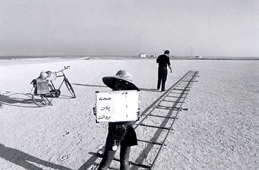 On the set of her father's film " The Door " as Script Supervisor at the age of 8