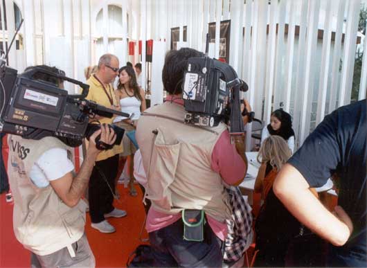 Venice International Film Festival with her film "Joy of madness" at the age of 14