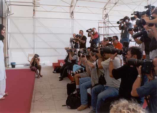 Venice International Film Festival with her film "Joy of madness" at the age of 14