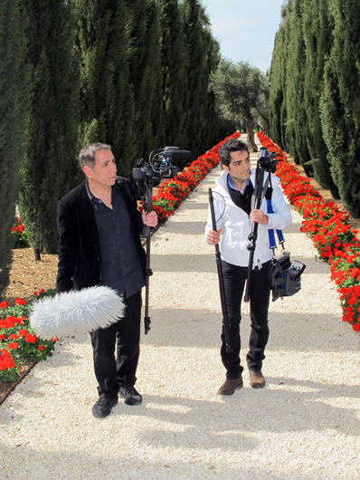 As an actor on the set of The Gardener