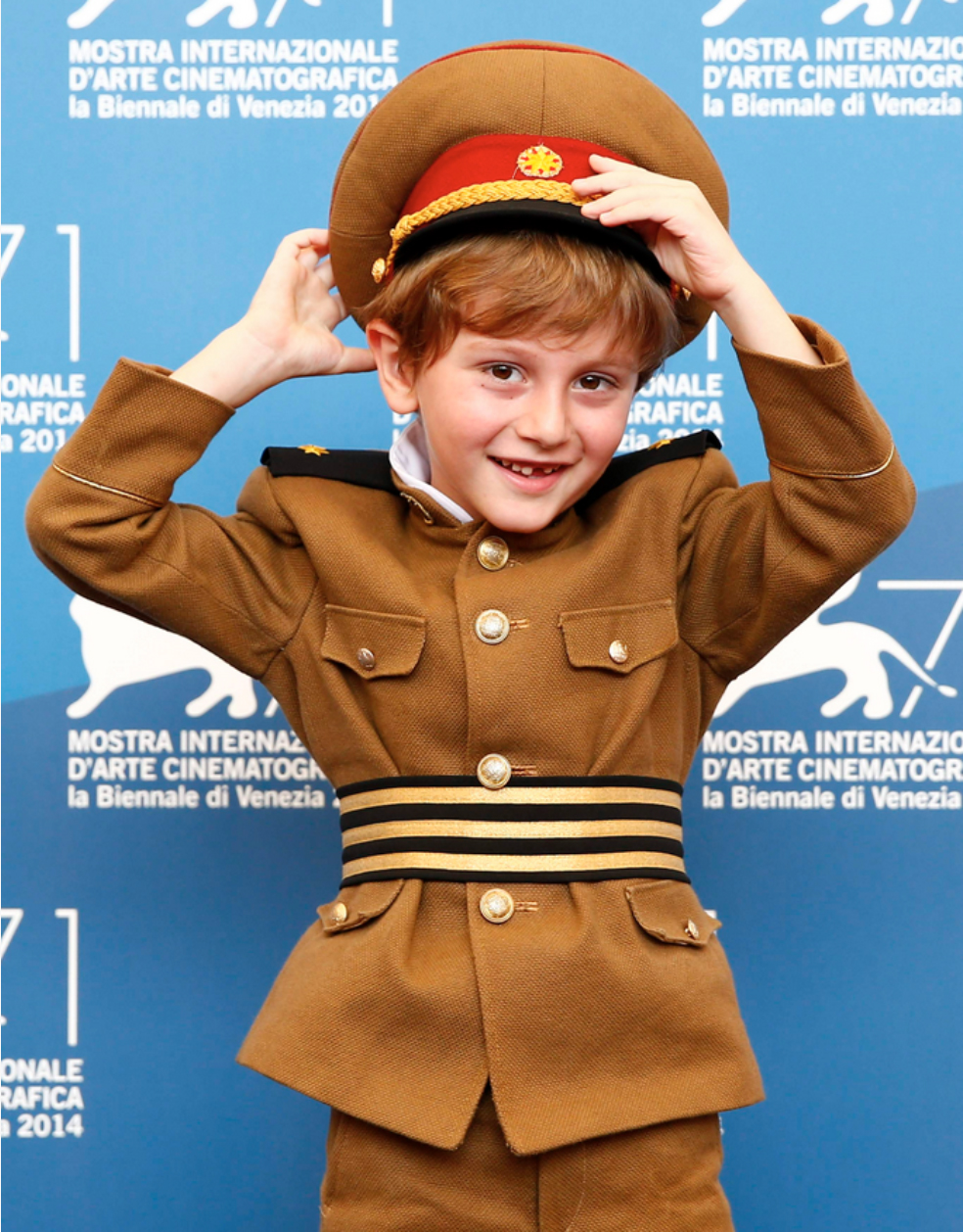 The Actors Dachi Orvelashvili attend the photocall for the film THE PRESIDENT directed by Mohsen Makhmalbaf during the 71st Venice Film Festival 2014